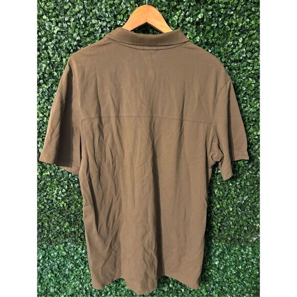 Duluth Trading Co Mens Green Cotton Polo Sz Medium - Picture 3 of 3